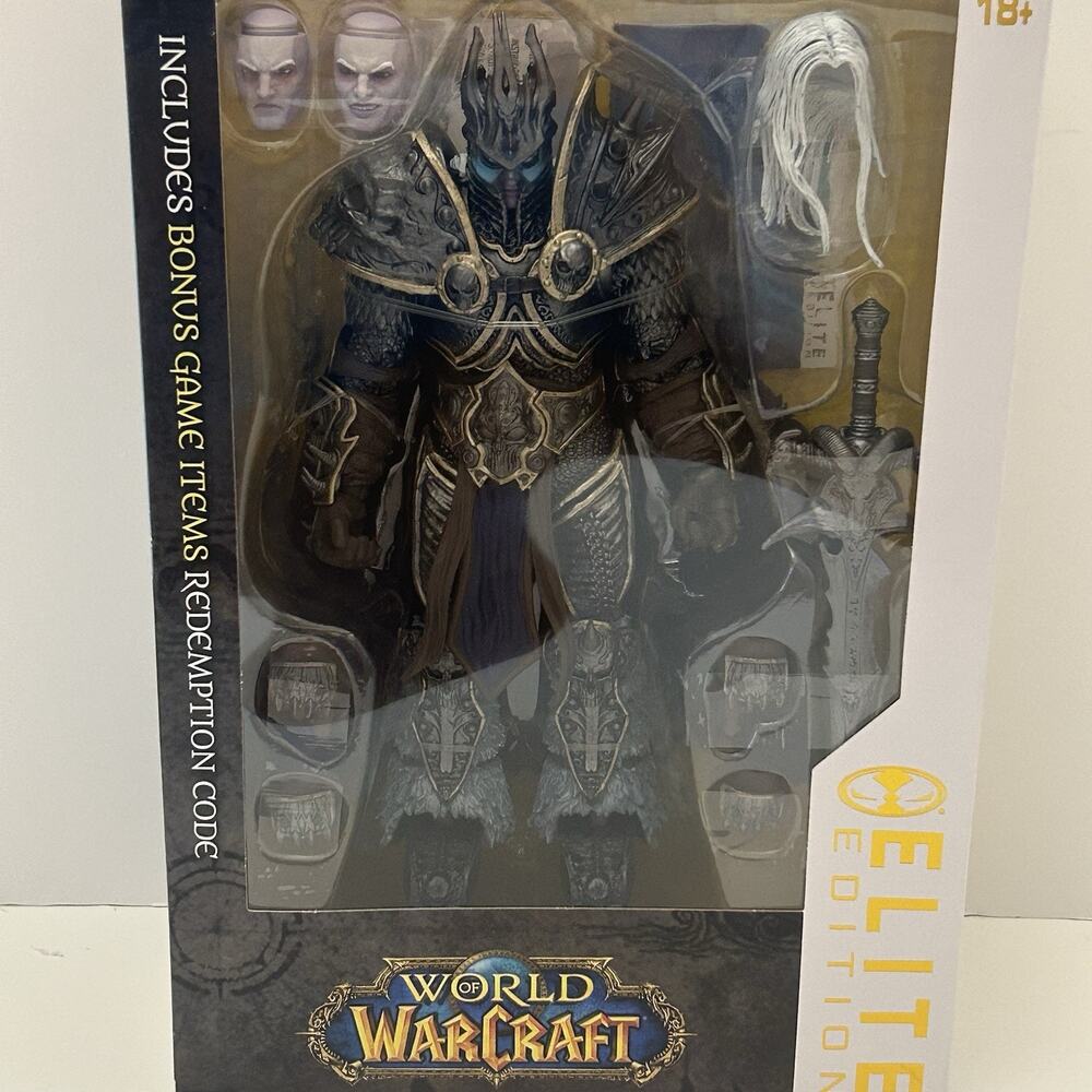 Mcfarlane Toys World Of Warcraft Elite Edition Lich King #09 NEW - Picture 2 of 6
